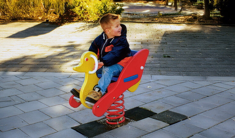 Veerelement eend met vleugels voor jongere kinderen