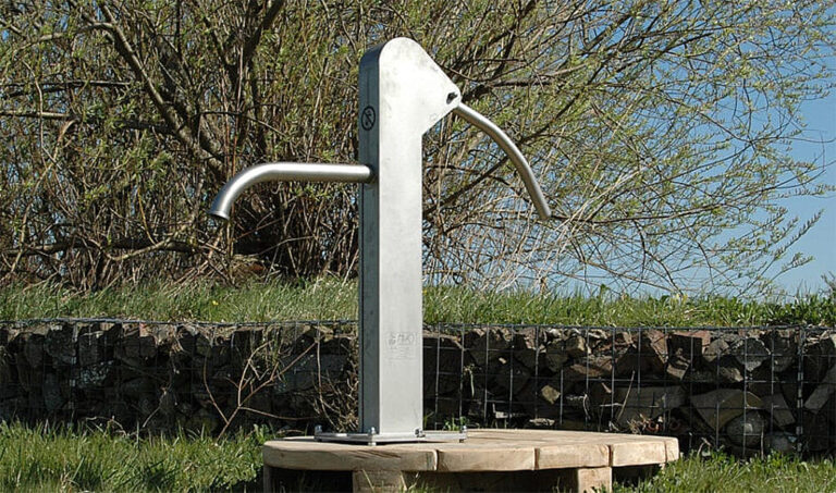 Robuuste RVS Waterpomp op leidingwater