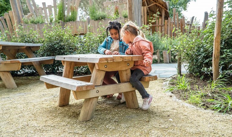 Professionele picknicktafel voor kinderopvang