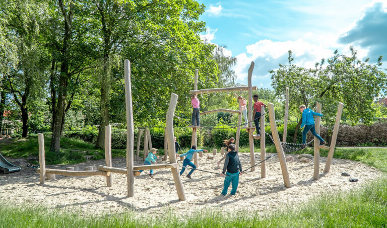 klimparcours voor oudere kinderen